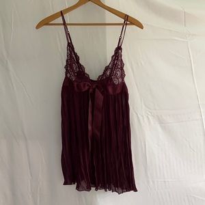 Pleated Babydoll Lingerie